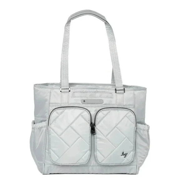 Lug Handbags - LUG Trotter Tote Bag / Shoulder Bag / Diaper Bag - Cloud Grey